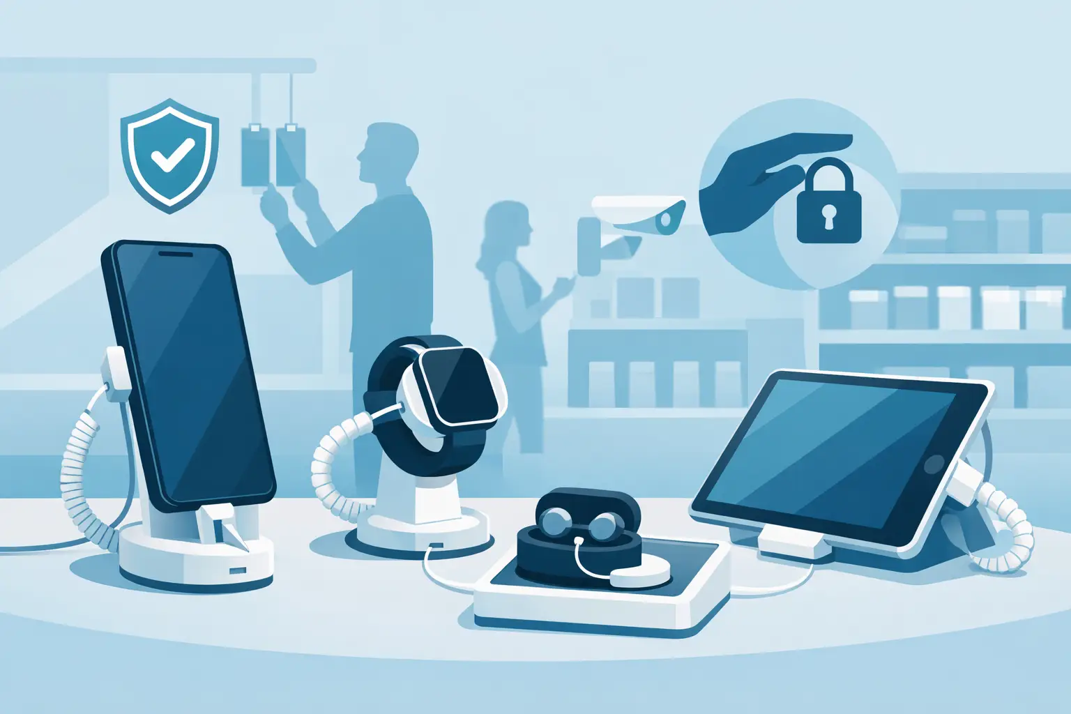 Display Tethers for Safer Open Merchandising