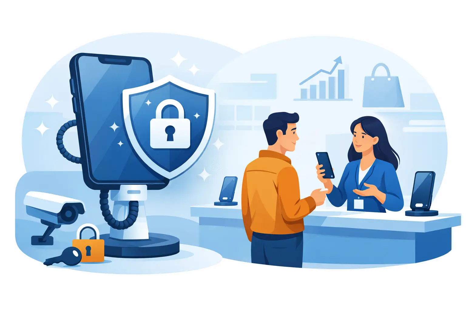How to Secure Demo Phones Without Limiting Sales